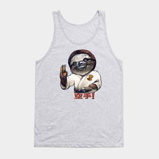 Karate Sloth Tank Top